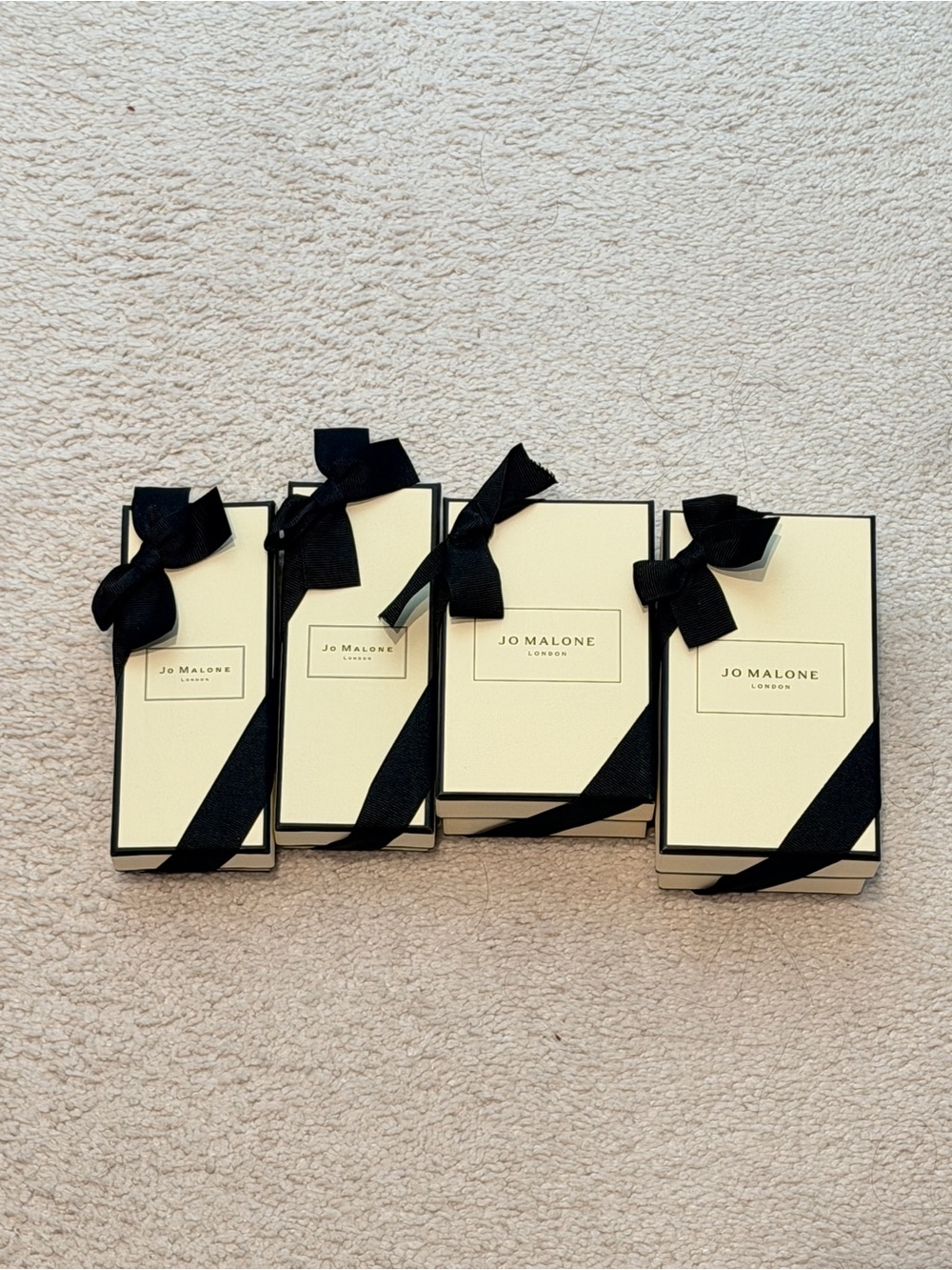 Jo Malone Boxes with Black Ribbon Set